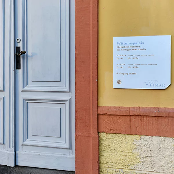 Wittumspalais-Eingang