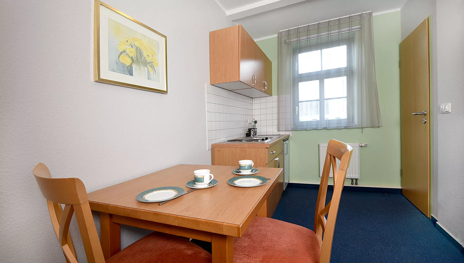 Appartement mit kleiner Küche