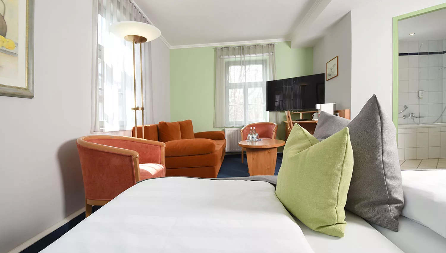 Komfort Doppelzimmer mit geräumiger Sitzecke