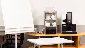 Servicestation im Tagungsraum